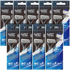 포멀비 휴대용 포맨 퍼펙트5 5중날 일회용 면도기, 1개입, 9개