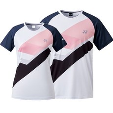 YONEX T 恤男款 223TS031M + 女款 223TS032F 套裝