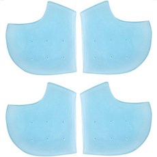 나음다름 矽膠後腳跟保護套 透明藍色, 2個