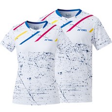 YONEX T 恤男款 223TS005M + 女款 223TS006F 套裝