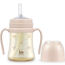 토비앤몰리 돗람이 PPSU 빨대컵, 180ml, 1개, 돗람이 핑크