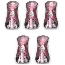 블루버킷 프리미엄 일회용 면도기 핑크 + 여분날 3p 세트, 5세트
