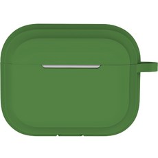 ELECTO AirPods Pro 2代 矽膠素色保護殼, 草綠色, AP2SSC-GG