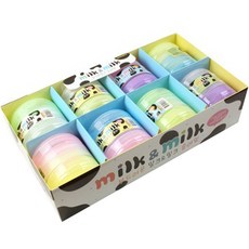牛奶與牛奶史萊姆3000 8種組, 1套, 混合顏色
