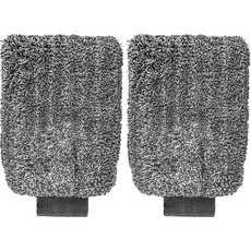 Saenghwalgongsik 手套型雙面超細纖維洗車手套, 灰色, 2個