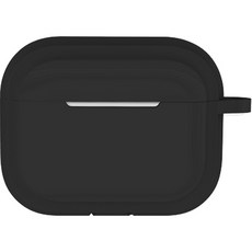 일렉토 에어팟 프로 2세대 실리콘 솔리드 케이스, 블랙, AP2SSC-B