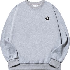 언탭트 남성용 빅사이즈 포켓볼 스몰로고 맨투맨 티셔츠