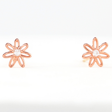 킨트주얼리 여성용 14K 리멤버 탄생화 귀걸이 3월