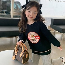 AmbbKids 女童可愛小熊針織開衫 CCV73GNT234