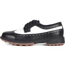 男性無釘人造皮革手工 NextCue Qtwoone 高爾夫球鞋 NQ155