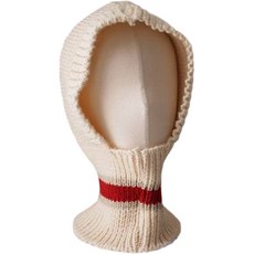 BABISOO Denko 針織彩線巴拉克拉瓦護頸套, 象牙白