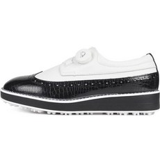 男款無釘皮革手工強力高爾夫球鞋 NQ161