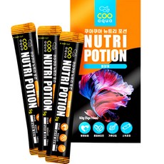 SAMYANGANIPHARM Quaqua Nutri Potion 觀賞魚複合維生素, 10個, 5克