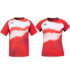 YONEX 男款 10447EX + 女款 T 恤 20641EX 套裝