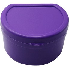 Darnina 假牙收納D型盒, 紫色, 1個