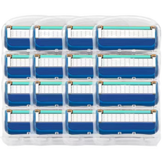 아베른 GEELY 5층 슬림 일회용 면도기 수동 칼날, 1개, 16개입