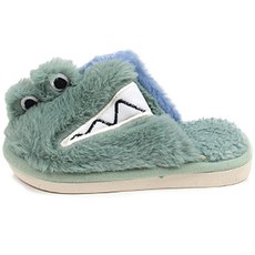 BEBEMARU 兒童恐龍毛絨拖鞋 9788