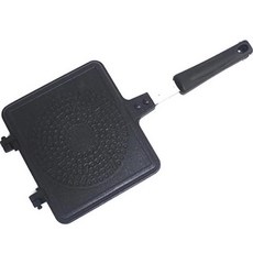 Sheraf 電磁爐方形鈦金鬆餅多功能煎鍋, 1個, 17.5cm