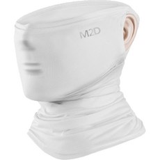 M2D 防紫外線高爾夫運動口罩 自行車登山, 白色, 1個