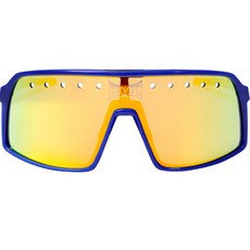 BMC 롱토스 선글라스 9406-F03, 블루(프레임) + 옐로우(렌즈), 1개