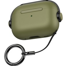 Diad Eden Airpods 保護殼 附夾, 卡其黑色, Airpods Pro 2