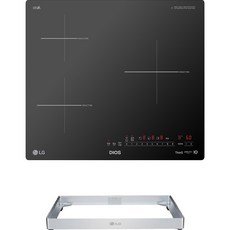 LG전자 DIOS 인덕션 전기레인지 프리스탠딩 본품 + 프리스탠딩 8.5cm 3구, BEI3GQTUOC