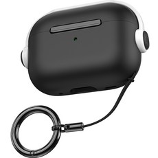 Diad Eden Airpods 保護殼 附夾, 黑白色, Airpods Pro 2