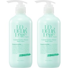lodeurlette Color Fit香氛身體乳 嬰兒爽身粉香, 2個, 500ml