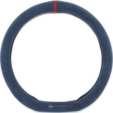 뫼르소 오토모티브 프리미엄 샤무드 럭스 자동차 핸들커버, 코발트블루