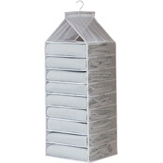 DOSell 掛式牢固分格通風9格衣櫃整理架, 白色, 1個