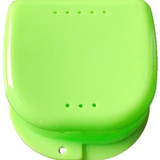 full of fun 高級假牙收納盒, 1個, 綠色