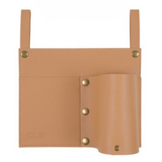 뮤젠 캠핑의자 사이드 포켓 수납 가방, 연브라운