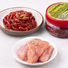 일미 순백명란파치 180g + 오징어젓갈 180g 세트, 360g, 1세트