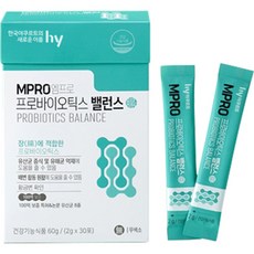 MPRO 益生菌平衡保健粉 30條入, 1盒, 60g