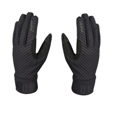nSR RIDInG Fondo 防風空氣動力學剪裁手套 雙手套組, 黑色 + 黑色, 1個