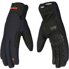 nSR RIDInG Club Rampart 2.0 鋪棉手套 雙手穿戴組, 黑色