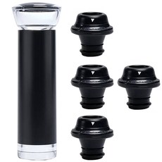 Favibit Wine Saver真空泵塞, 黑色, 1個