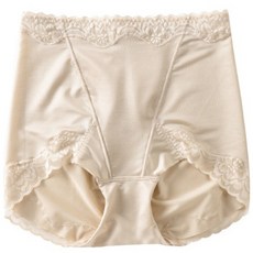 Naumeudareum蕾絲修身版型修飾腹部緊身內褲 黑色, 1個