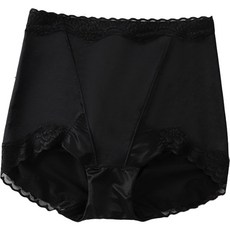 蕾絲修身收腹內褲 黑色, 1個