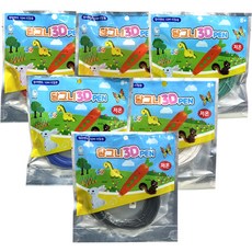 Modunori Danggeuni 低溫線材 10m 6種套組 A, 黑色 + 白色 + 藍色 + 紅色 + 黃色 + 綠色