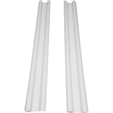 yoromkorom 優質皮革隔音門縫隔音條 白色, 2個