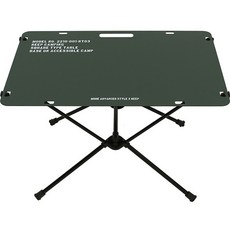 KEEP 캠핑 알루미늄 스퀘어타입 하드 탑 테이블 상판 + 프레임 세트, 카키(상판), 블랙(프레임)