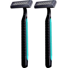 블루마켓 호텔 일회용 면도기 블랙, 1개입, 2개