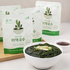 미미스상회 미역국수 300g + 오리엔탈소스 30g x 2개 세트, 360g, 4세트