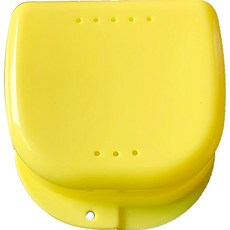 full of fun 頂級假牙保管盒 黃色, 單一商品
