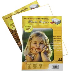 UB Photo噴墨用光澤相紙包裝2 3種組 50張, 1套