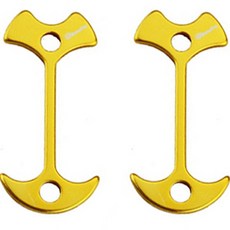 루비엔 고정 앵커팩 타프 고정 데크팩 2p, 옐로우