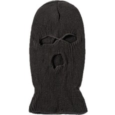 針織搶匪頭套, 黑色, 1個
