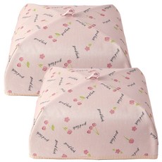 Tree 樹可折疊絕緣桌布粉色櫻桃, 2個