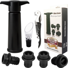 Kitchen People紅酒保鮮塞 瓶塞 7種組, 單色, 1個